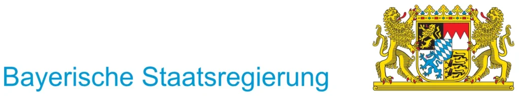 Logo und Wappen der Bayerischen Staatsregierung